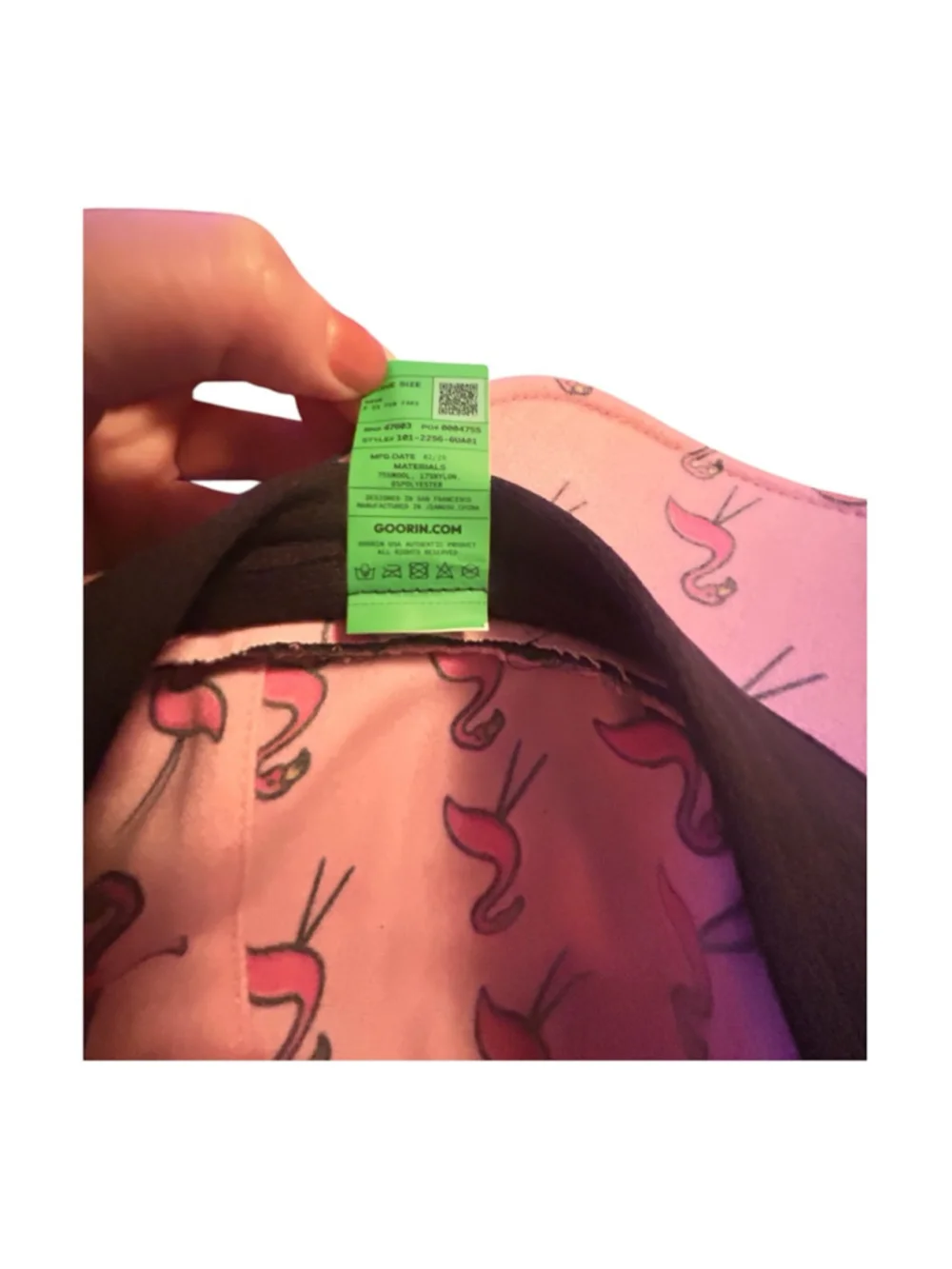 Women's Goorin Bros. Black & Pink Flamingo Baseball Cap One Size